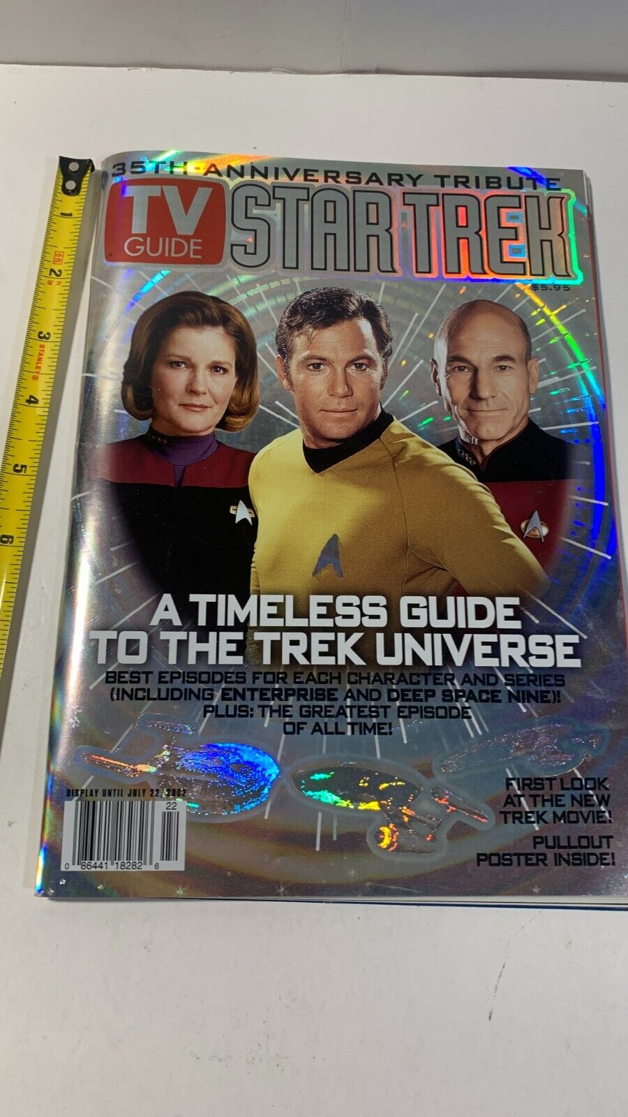 TV Guide Star Trek 35th Anniversary Tribute July 2002 Captain Kirk