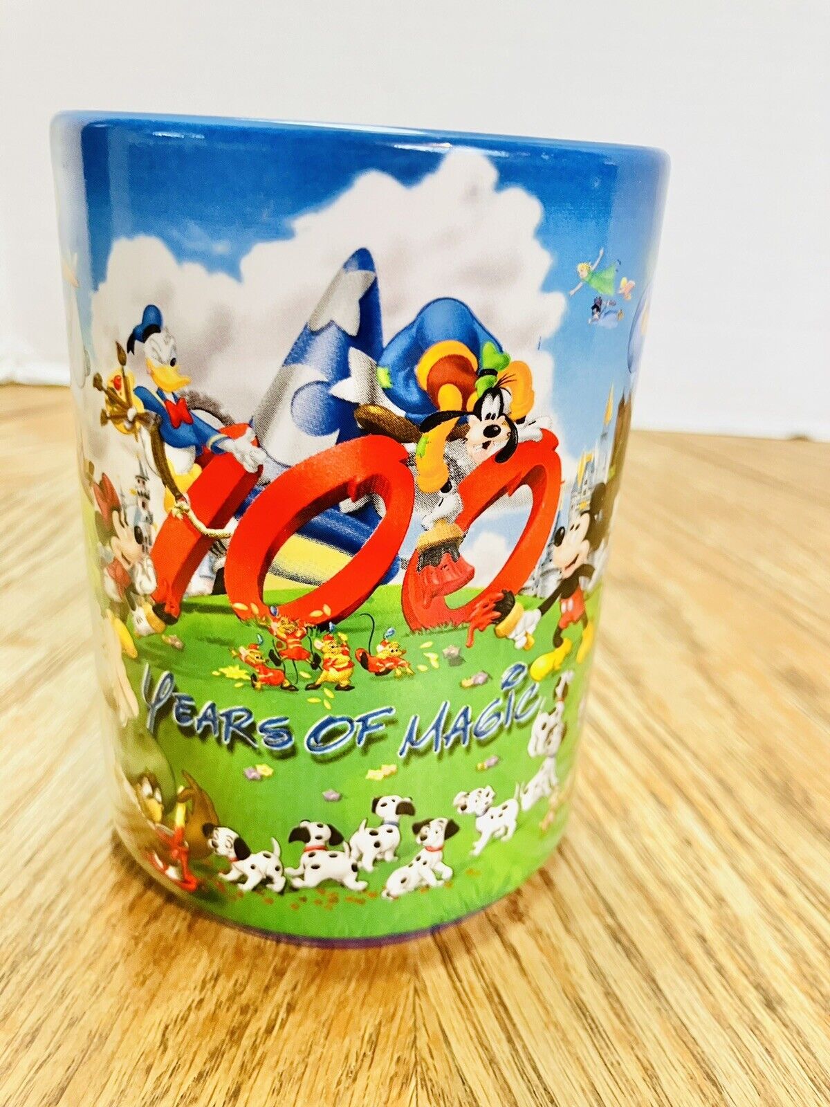 Disney 100 Years Of Magic Ceramic Coffee Mug 4.5X3.5 Disney Characters