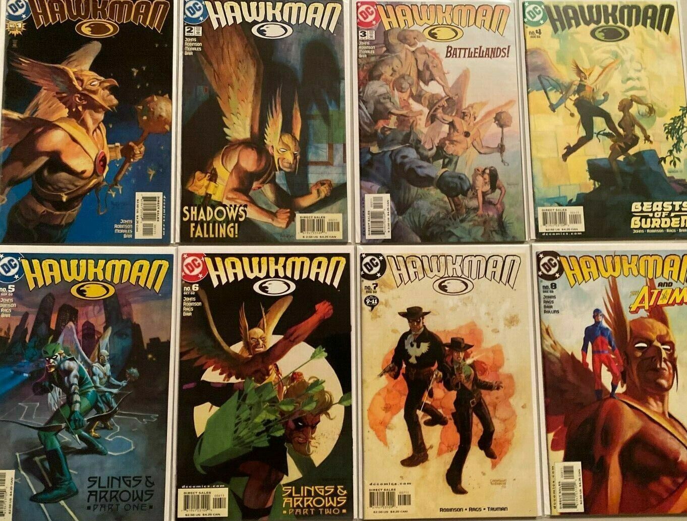 Hawkman (4th series) comic lot from:#1-48 42 diff 8.0 VF (2002-06)