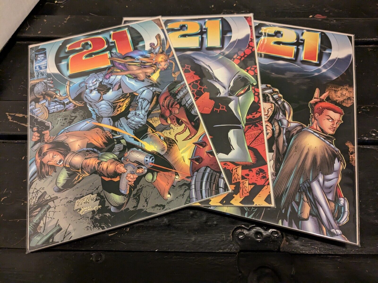 21 #1 #2 #3 Complete Series Mark Silvestri Image Comics 1996