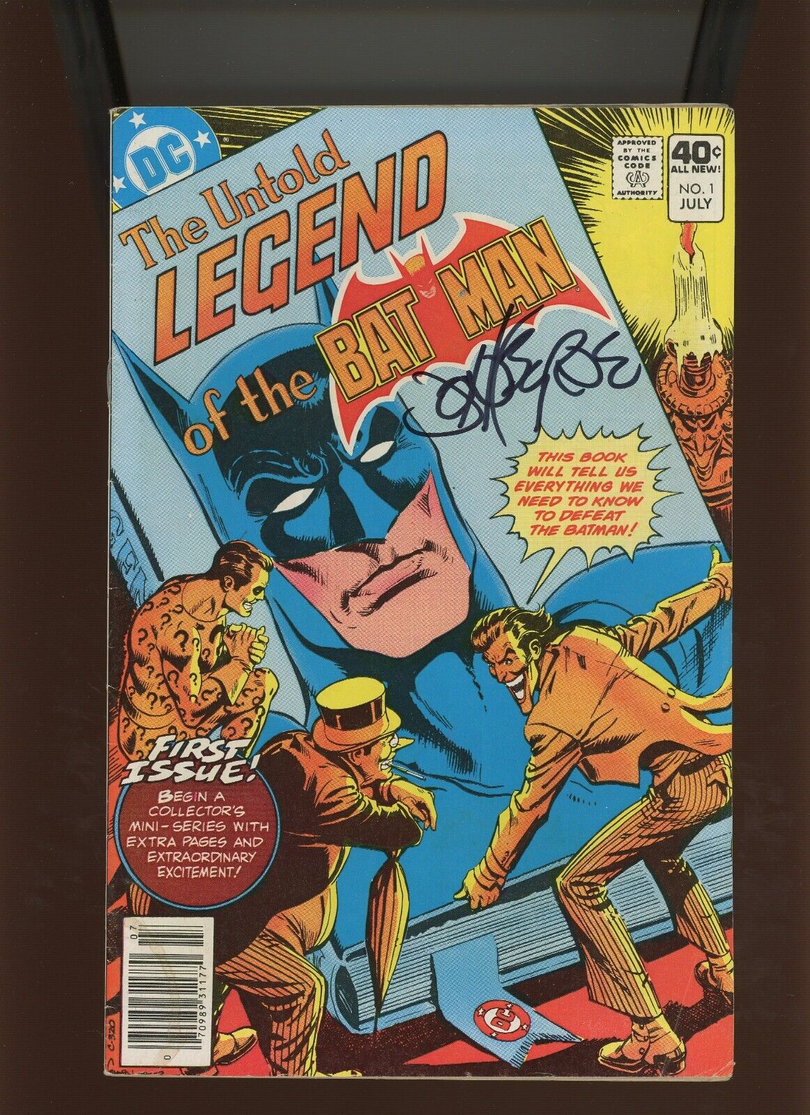 (1980) The Untold Legend of the Batman #1: SIGNED BY JOHN BYRNE (4.0)