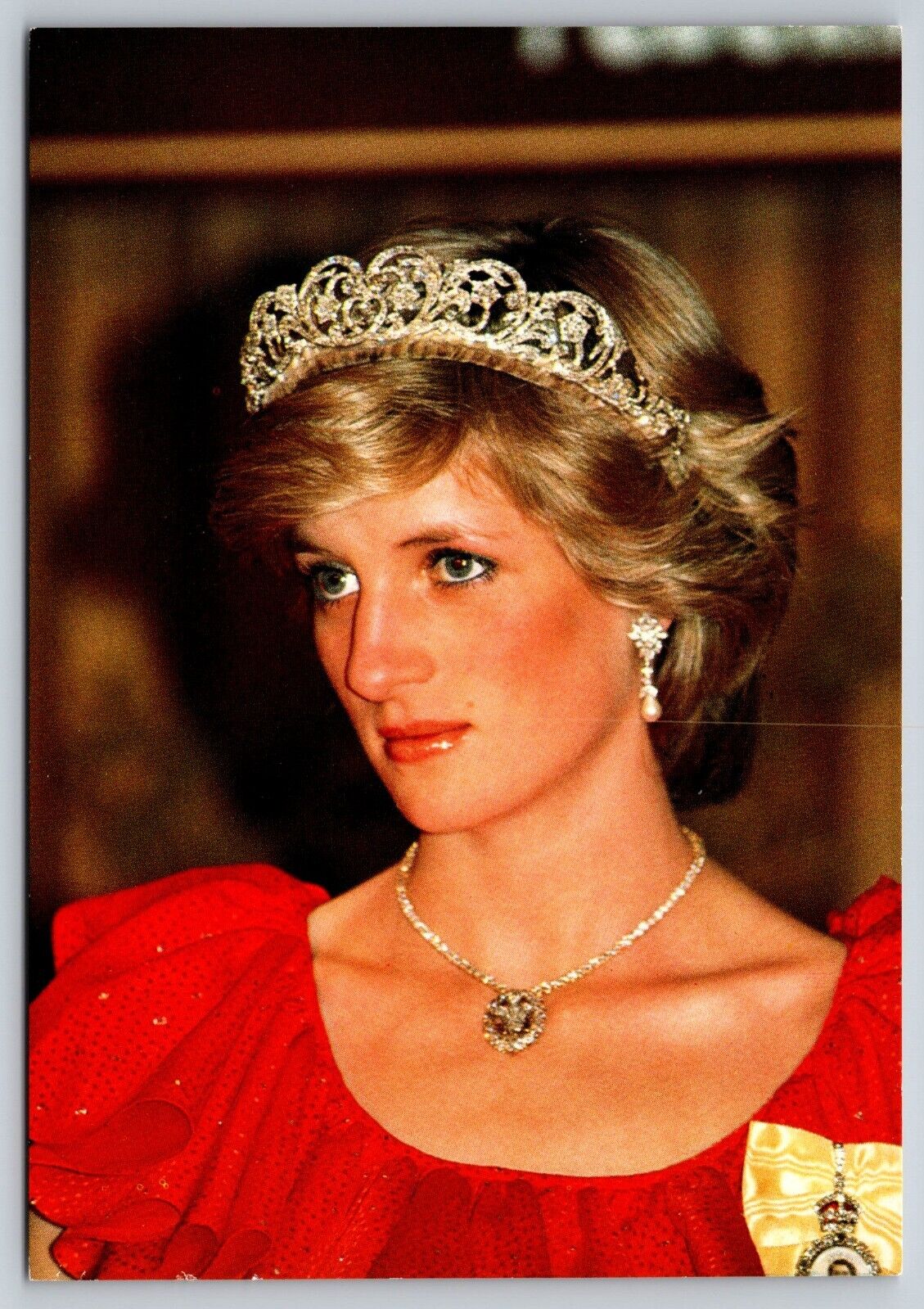 Postcard H.R.H. the Princess of Wales Lady Diana c1980s  4G