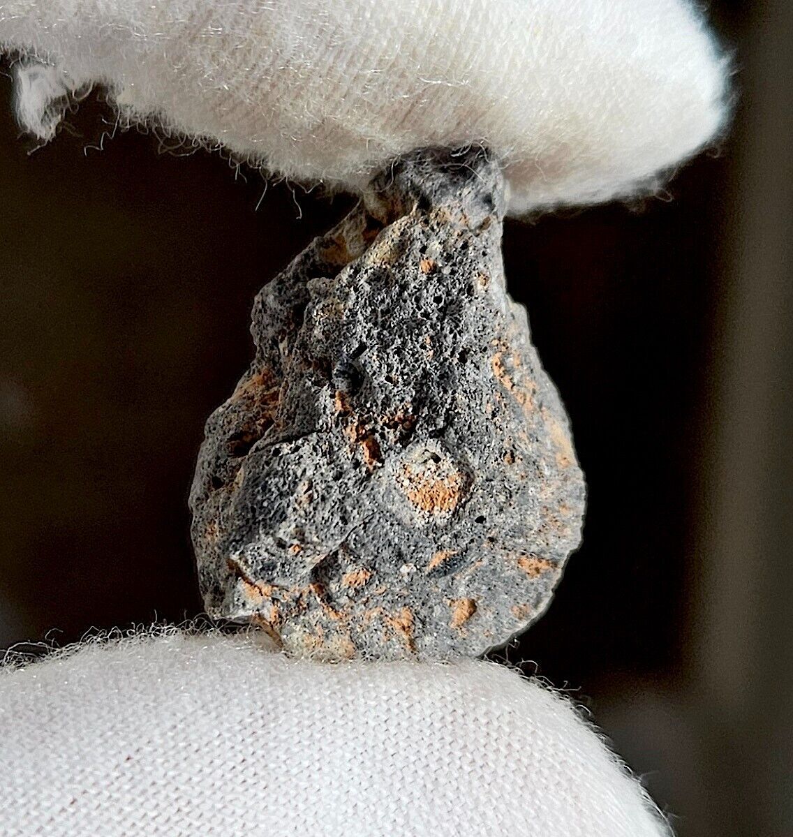 Rare LUNAR Meteorite NWA 11515, 3.73g, Moon Highland and Basaltic Lithology COA