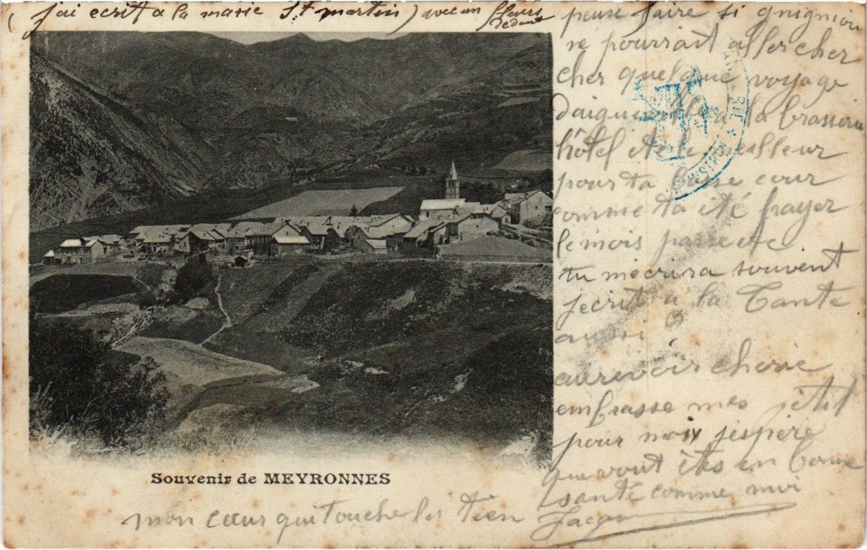 CPA Souvenir de Meyronnes (922318)