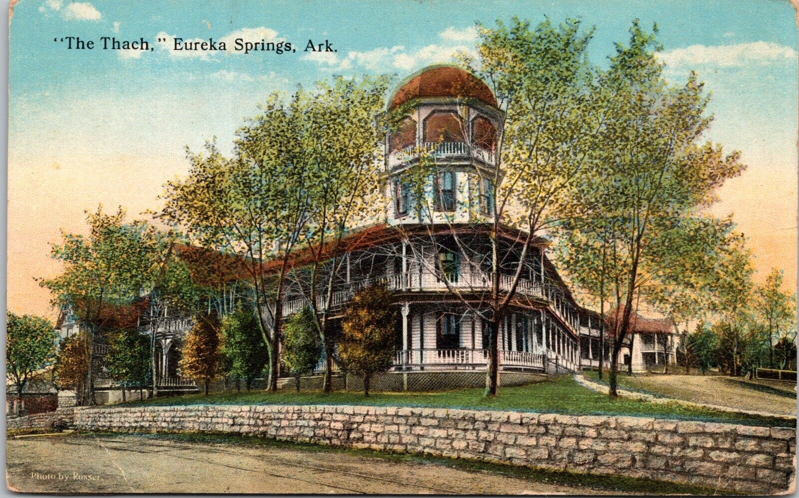 Thach Cottage Hotel, Eureka Springs Arkansas- 1916 divided back Postcard