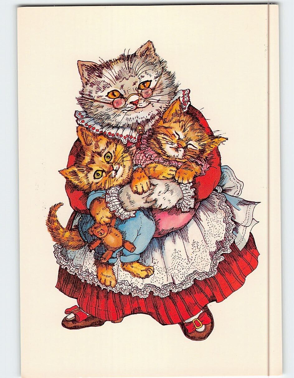 Postcard Grandma Cat