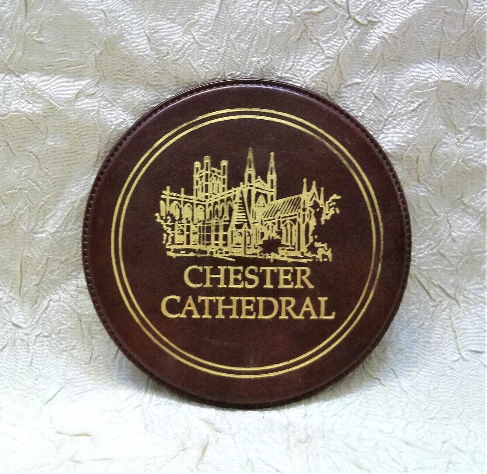 Chester Cathedral Souvenir Beverage Coaster Cheshire England New 