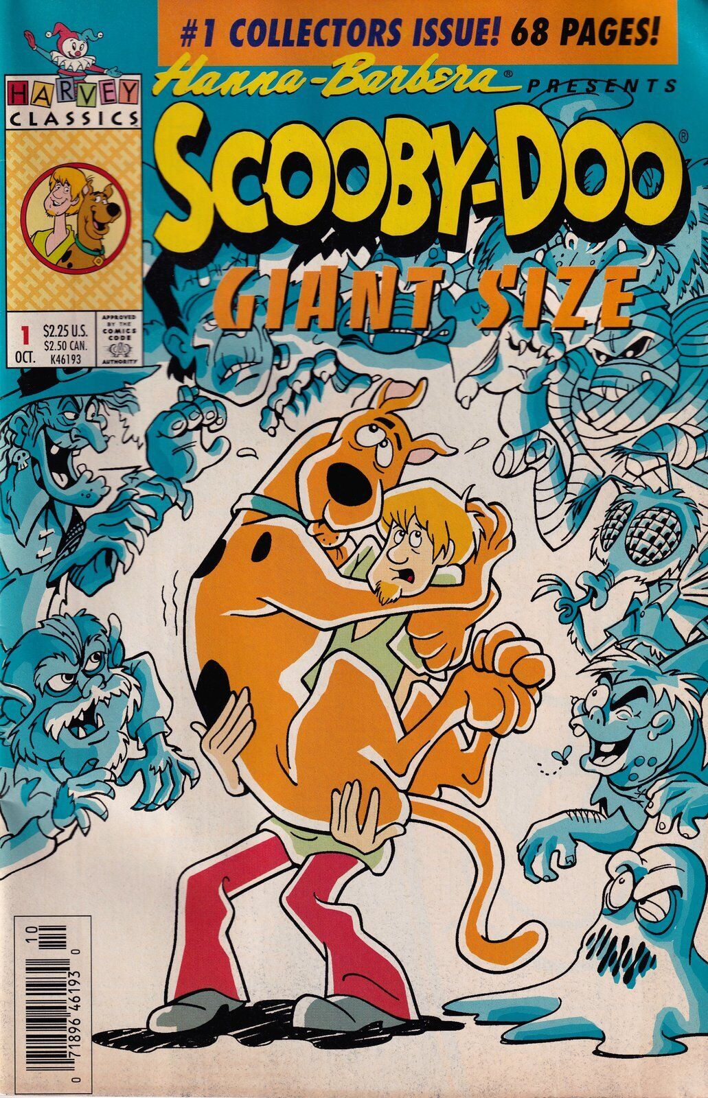 Scooby Doo Giant Size #1 Newsstand Cover (1992-1993) Harvey Comics