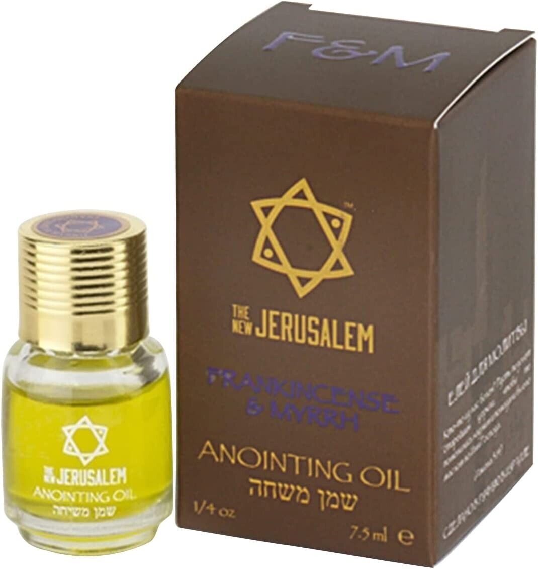Frankincense and Myrrh Anointing Holy Oil 7.5 ml / 0.25 Fl Oz from Jerusalem