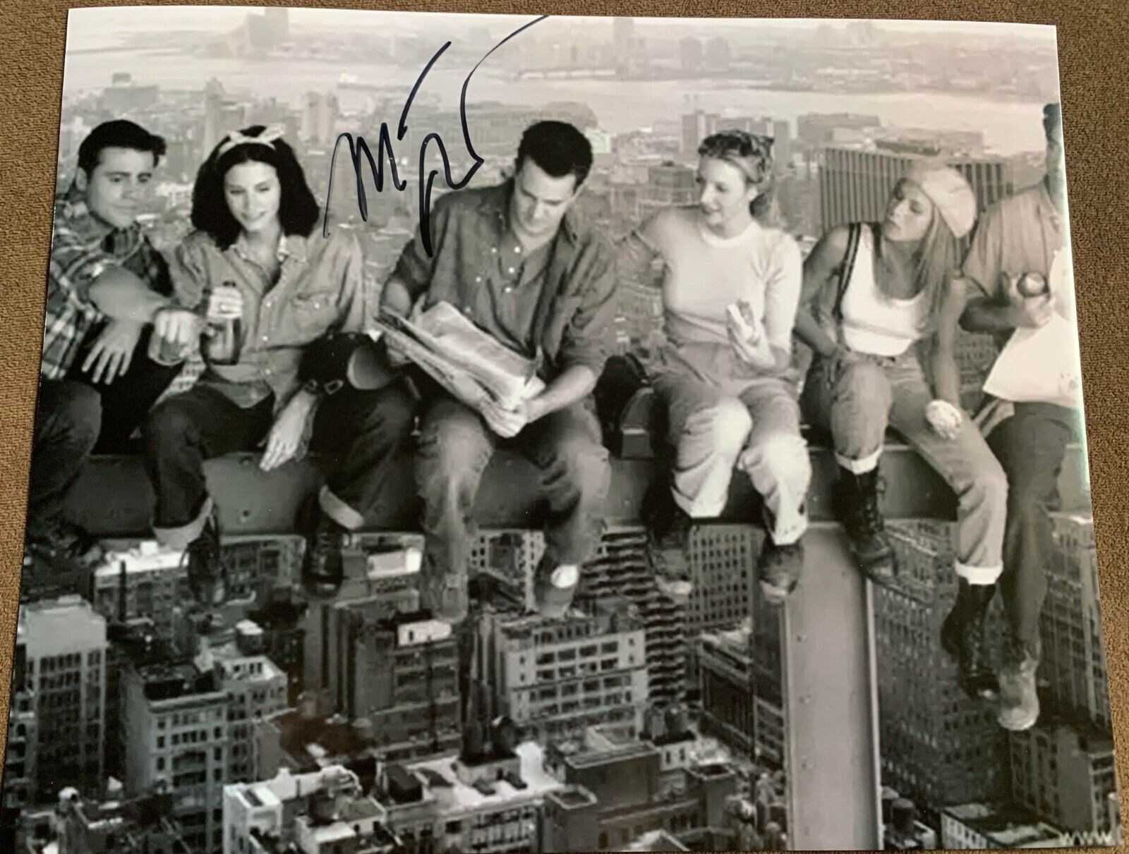 Matthew Perry Autographed Photo, 8x10 with COA, Friends, Chandler Bing