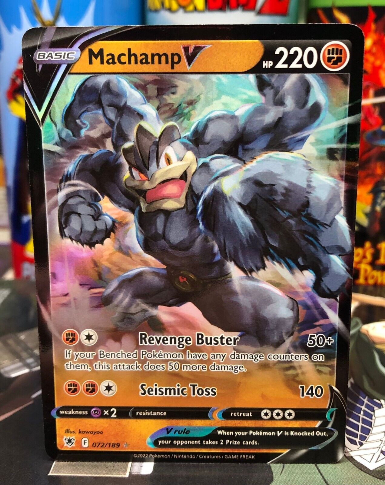 Machamp V 72/189 Astral Radiance Ultra Rare Pokémon Card