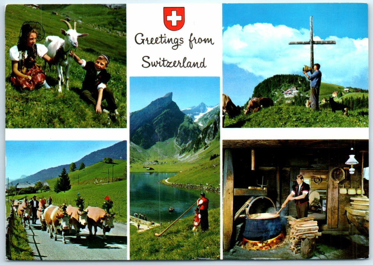 Postcard - Greetings from Switzerland