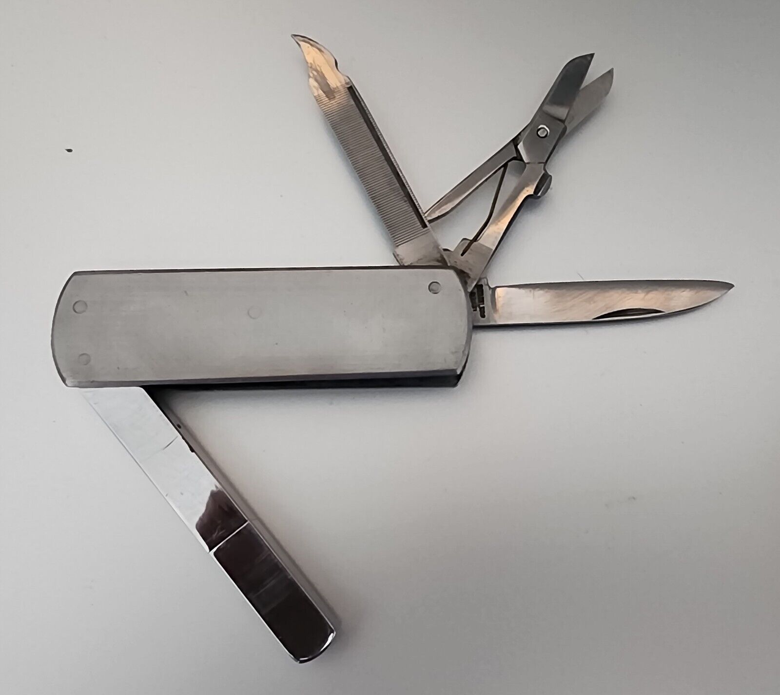 VINTAGE Folding Pocket Knife Cigarette LIGHTER File Scissor Smoker’s Pipe VGUC 
