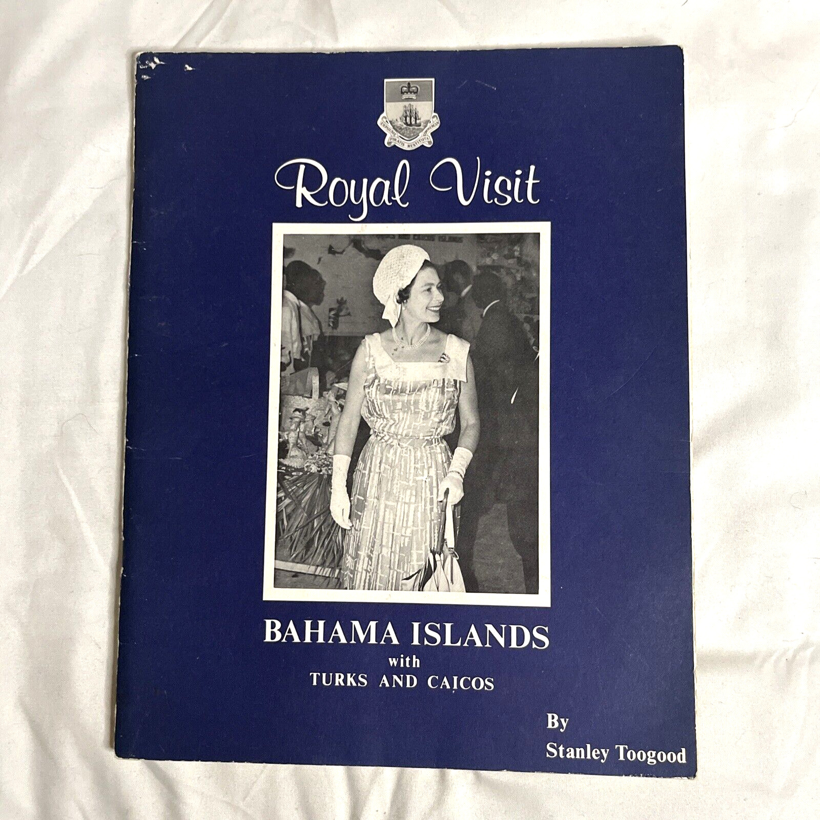Royal Visit Program Souvenir Book Queen Elizabeth Bahamas 1966 Vintage