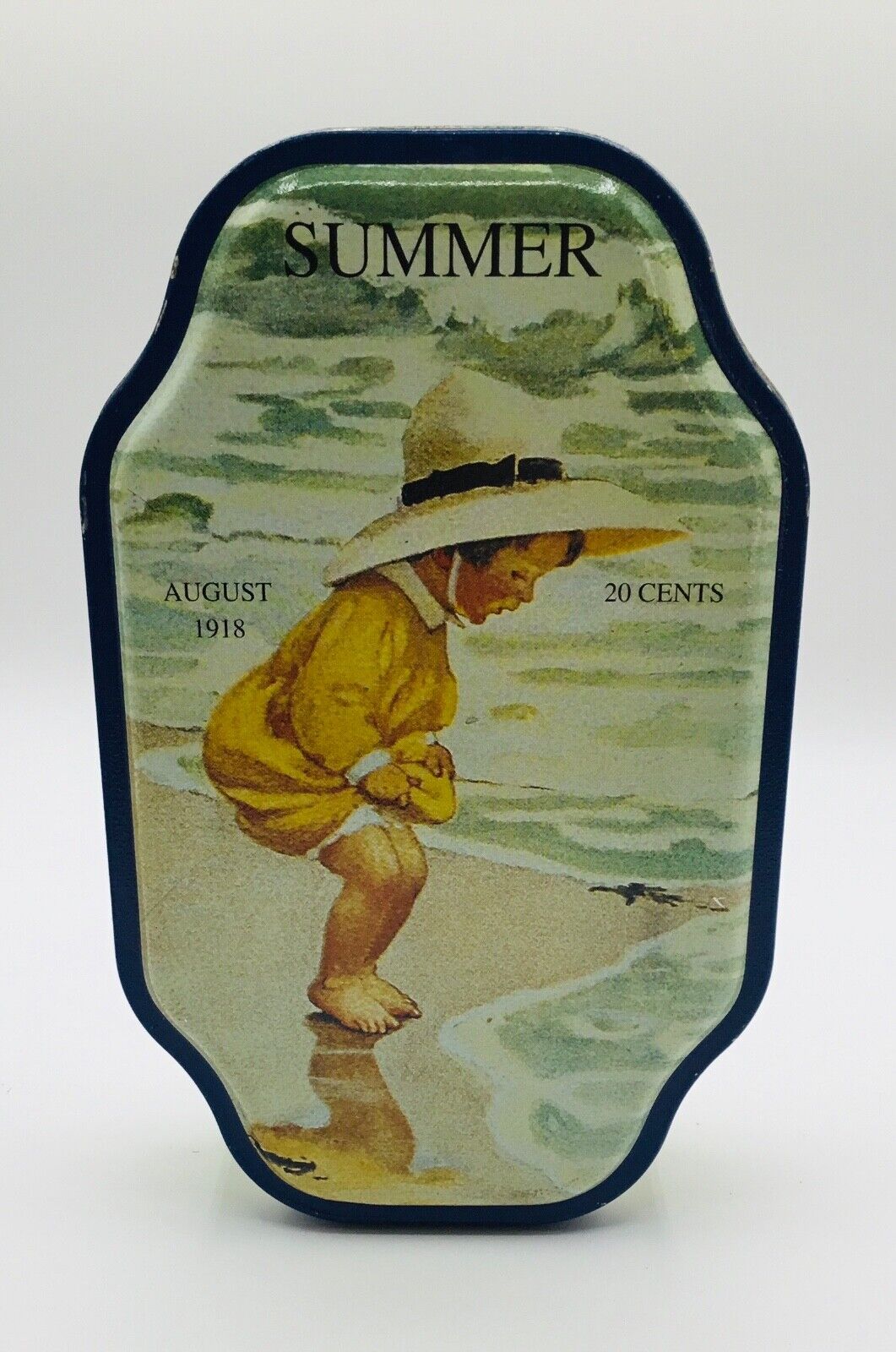 Good Housekeeping Little Girl at the Beach Summer 1918 August 7.5\