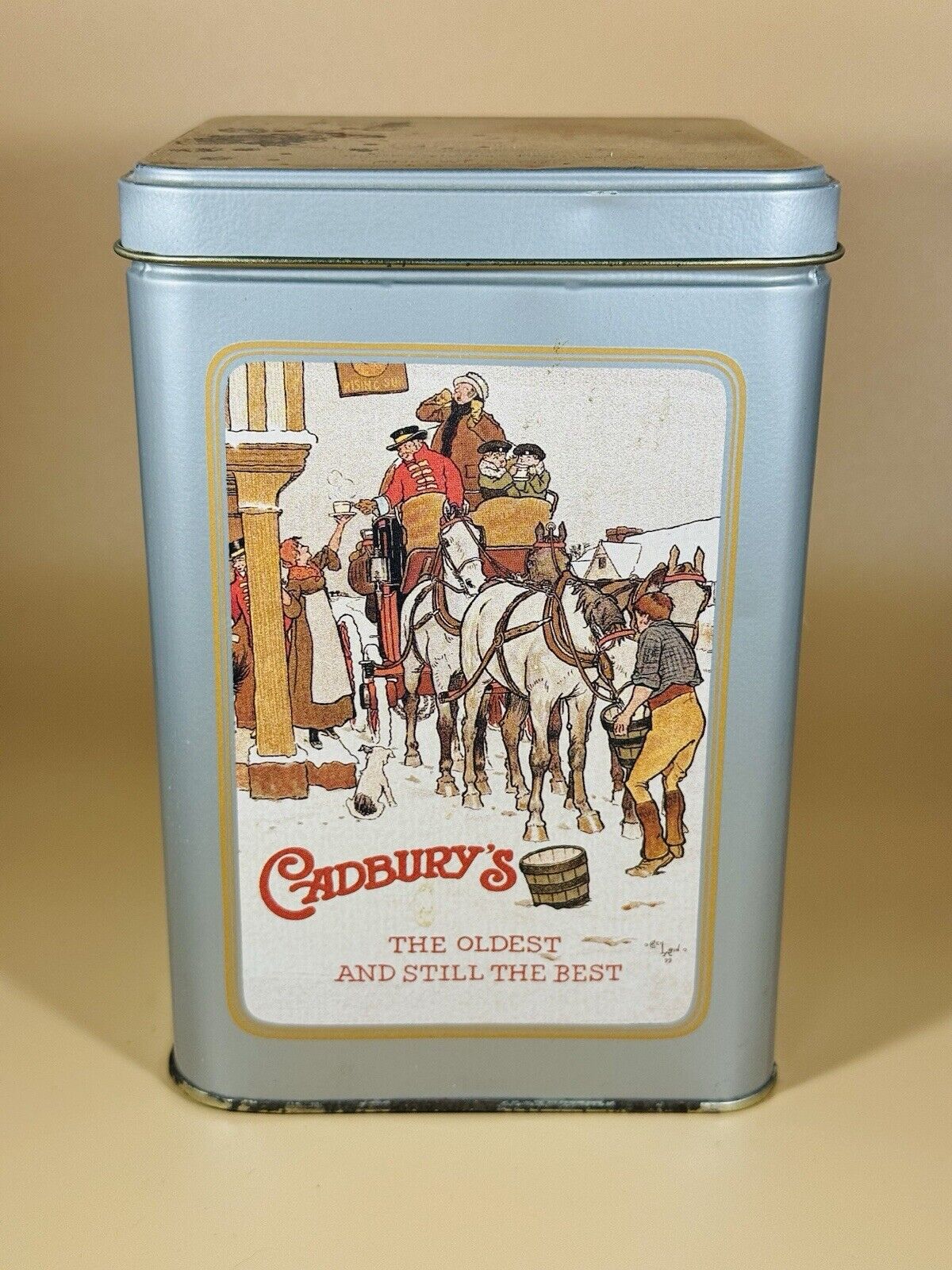 Vintage Cadbury\'s York Peppermint Patties Empty 12 Oz Tin Cadburys