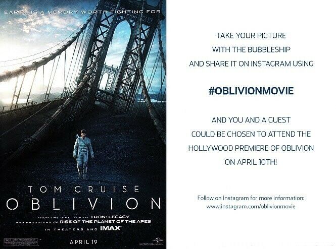 Oblivion movie 2013 Wondercon EXCLUSIVE promo card set Tom Cruise Morgan Freeman