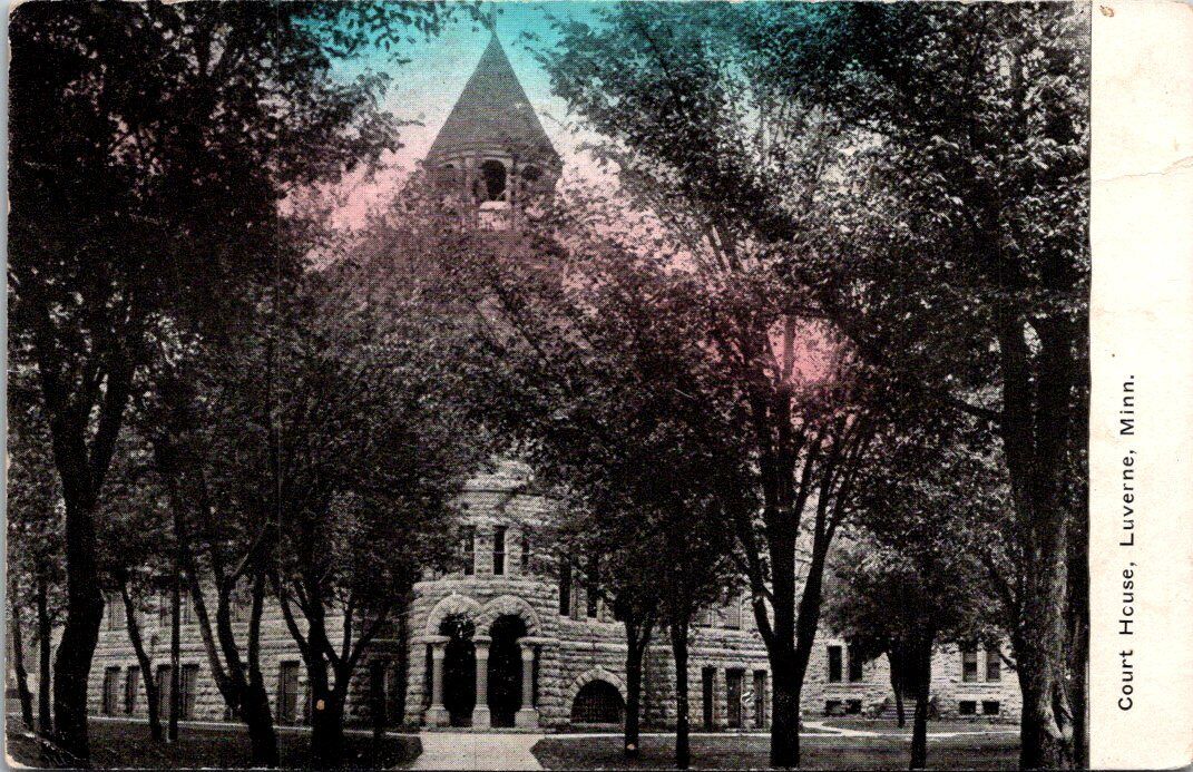 VTG Court House, Luverne, MN, DB, Posted 1910