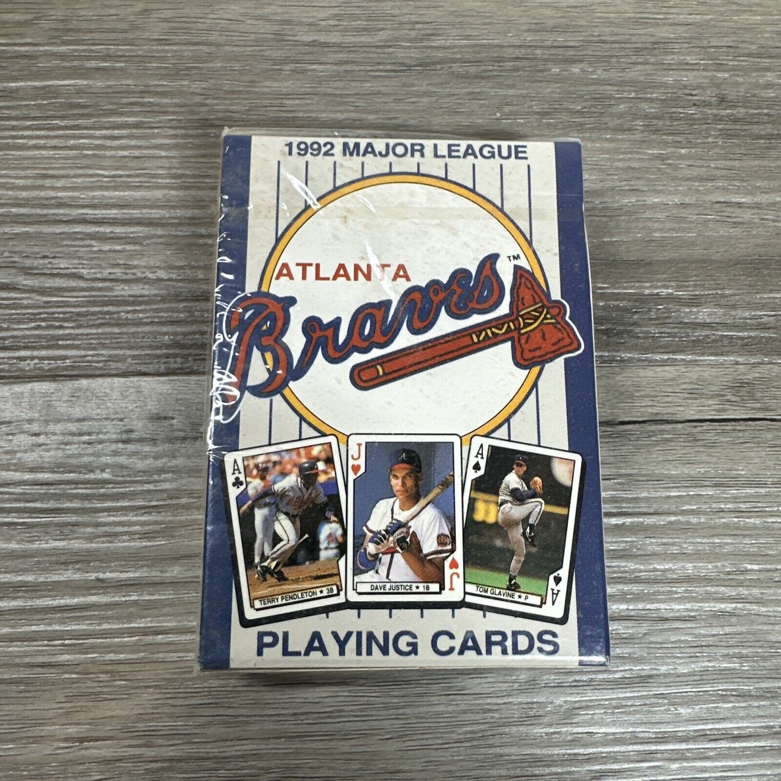 1992 Major League Baseball Atlanta brave Playing Cards No.303 Sealed