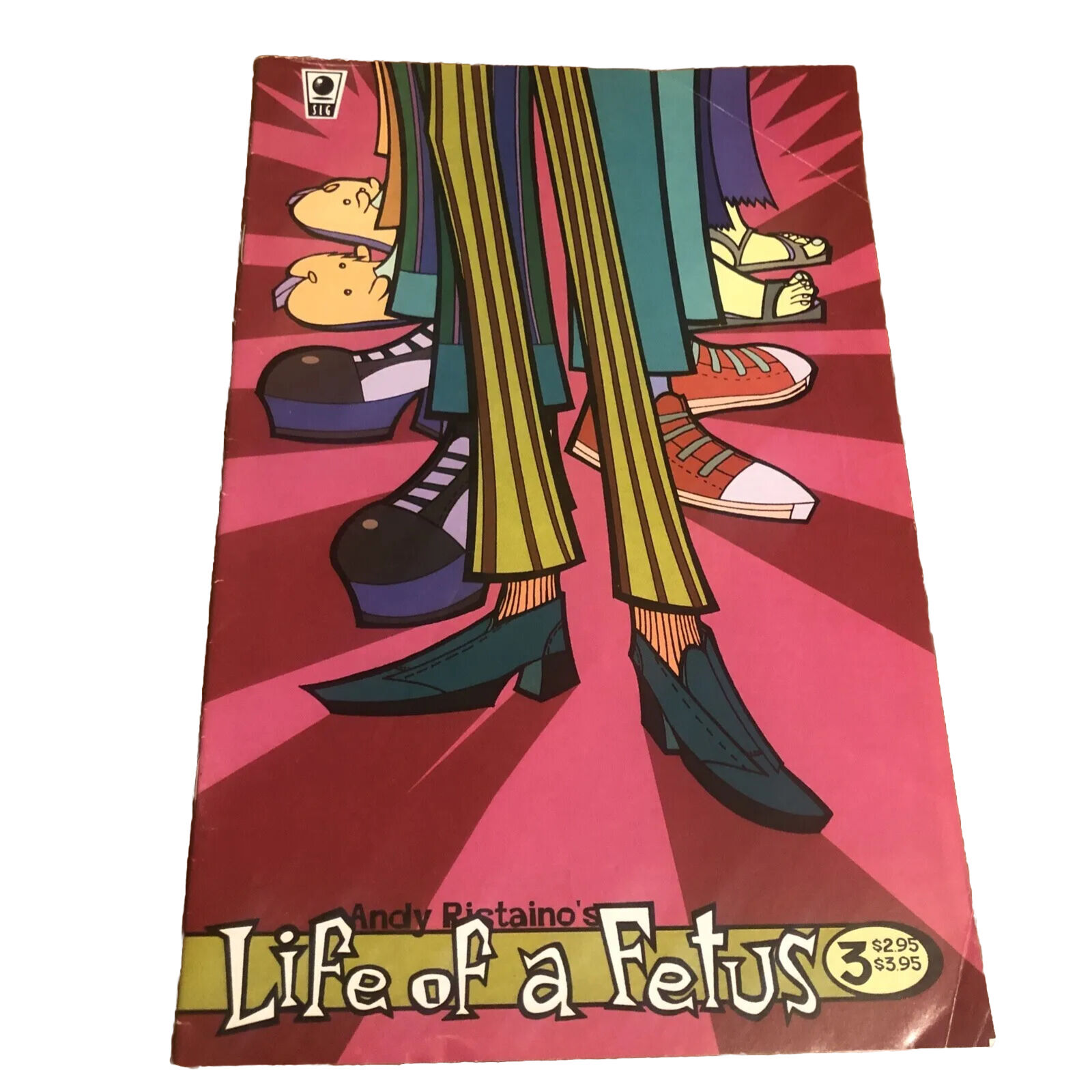 Life of a Fetus #3 Comic Book Vintage 1999 Slave Labor Graphics Andy Ristaino