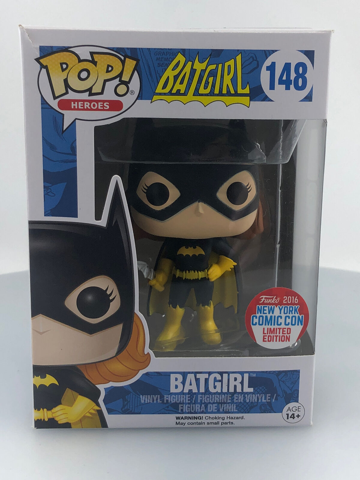 Funko POP Heroes DC Comics Batman Batgirl #148 Vinyl Figure DAMAGED BOX