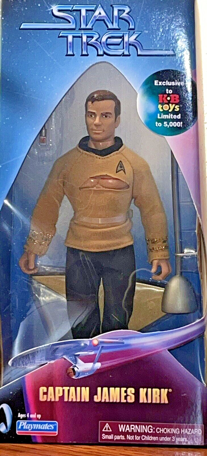 Capt. Kirk Star Trek Amok Time Playmates 1999 MIB KB Toys Exclusive 9\