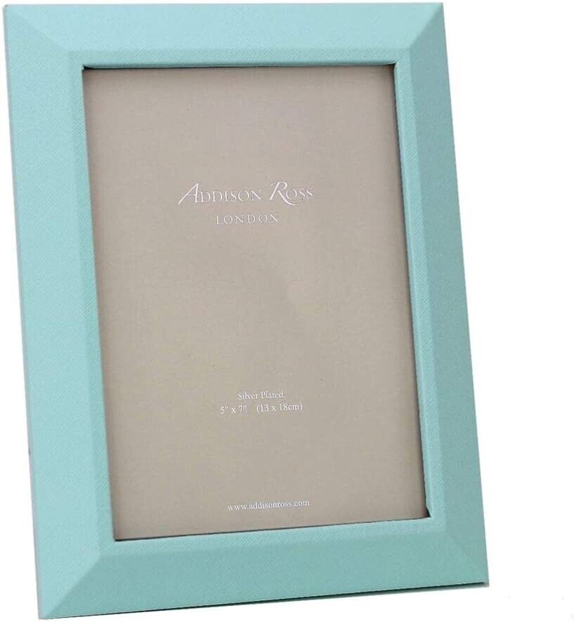 BRAND NEW ADDISON ROSS LONDON MINT FAUX LEATHER PICTURE FRAME FR3304 IN BOX