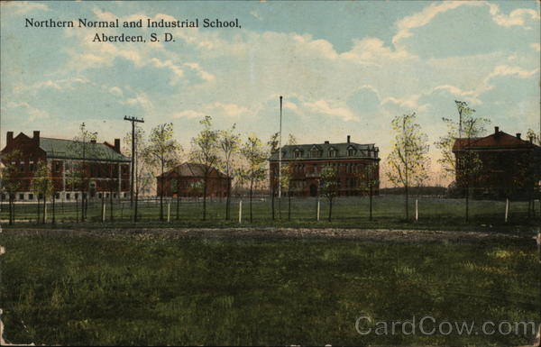 1914 Aberdeen,SD Northern Normal and Industrial School Teich Brown County