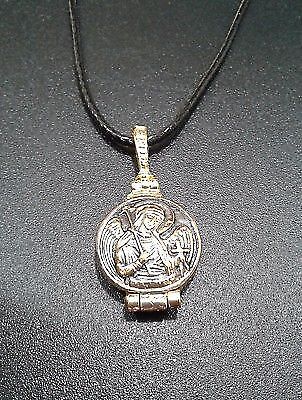 Guardian Angel St. Michael Russian Orthodox Reliquary Pectoral Amulet Pendant