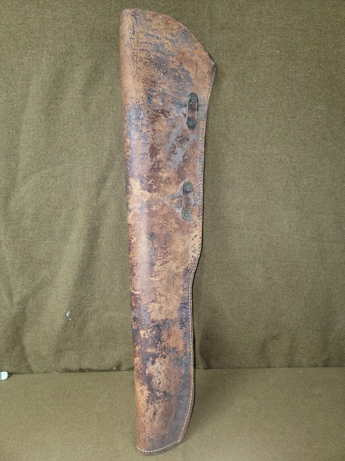 WWII Leather Rifle Scabbard Dated 1942