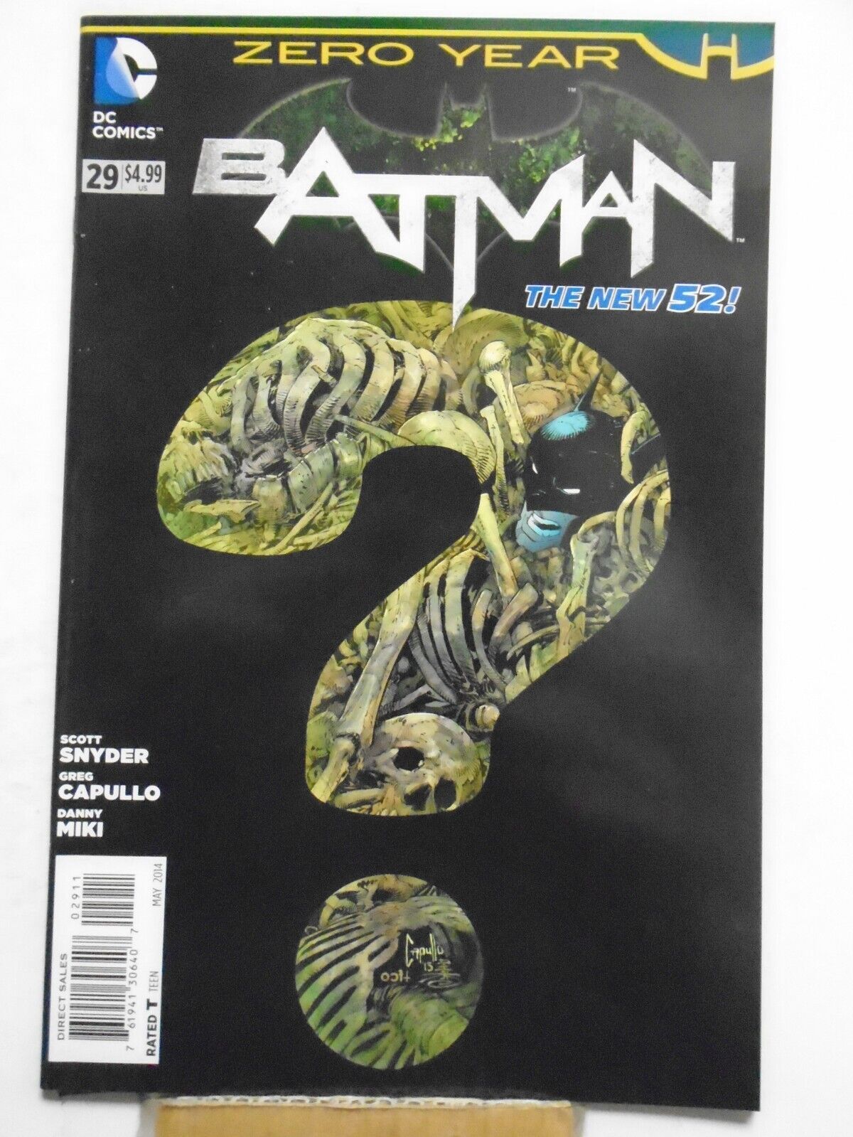 BATMAN #29 (2014) Riddler, Scott Snyder, Greg Capullo, DC Comics