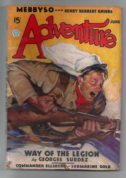 Adventure Jun 1936 Summer Volume 95 Issue 2  Singer Cvr; Rogers Cvr; Surdez; ...