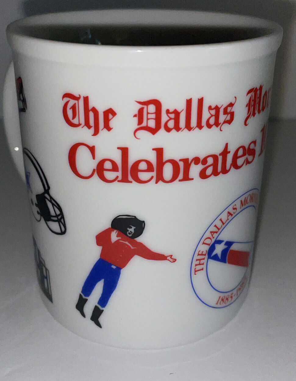The Dallas Morning News Celebrates 100 Years 1885-1985 Ceramic Cup/Mug