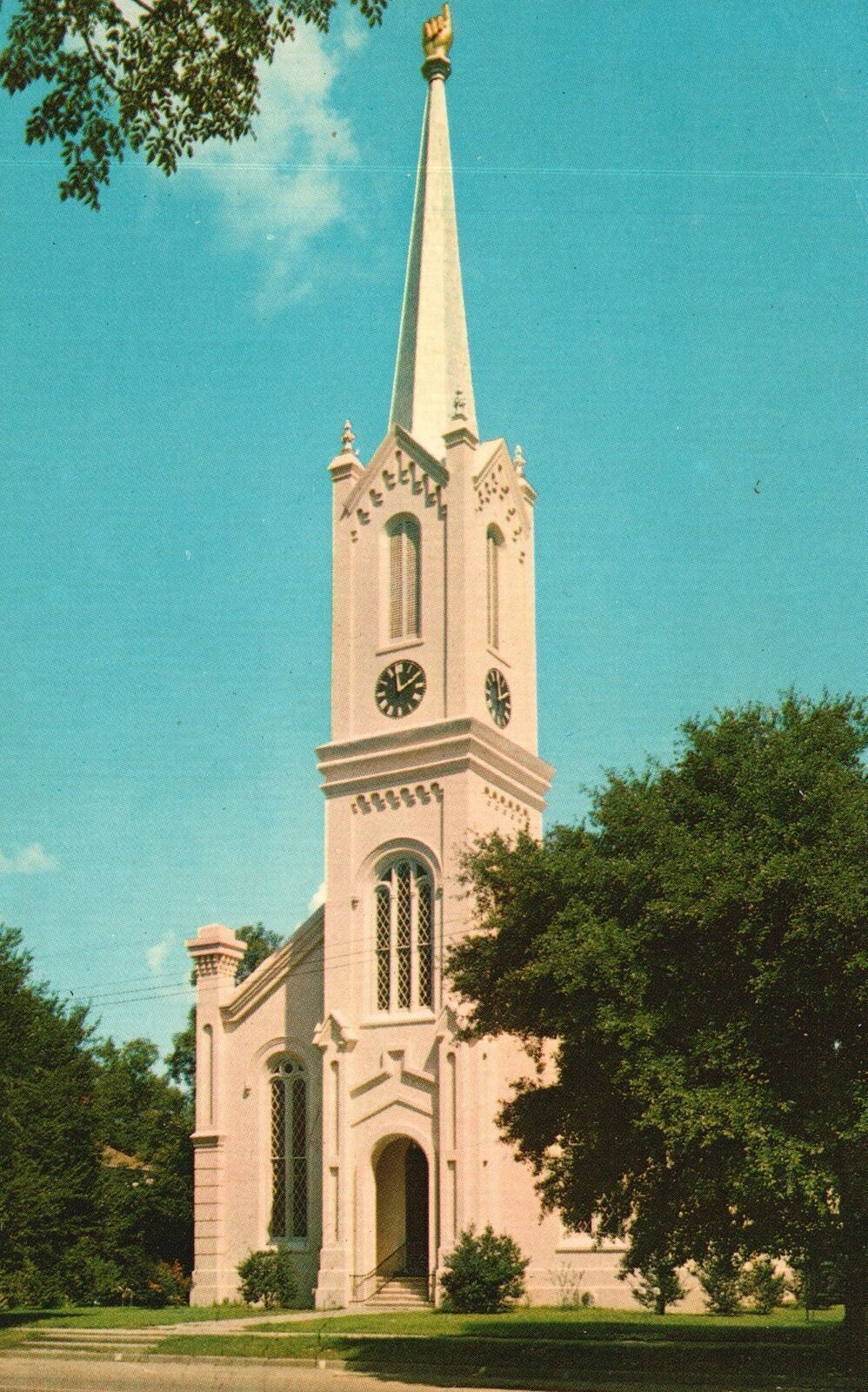 Vintage Postcard First Presbyterian Church Landmark Port Gibson Mississippi MS