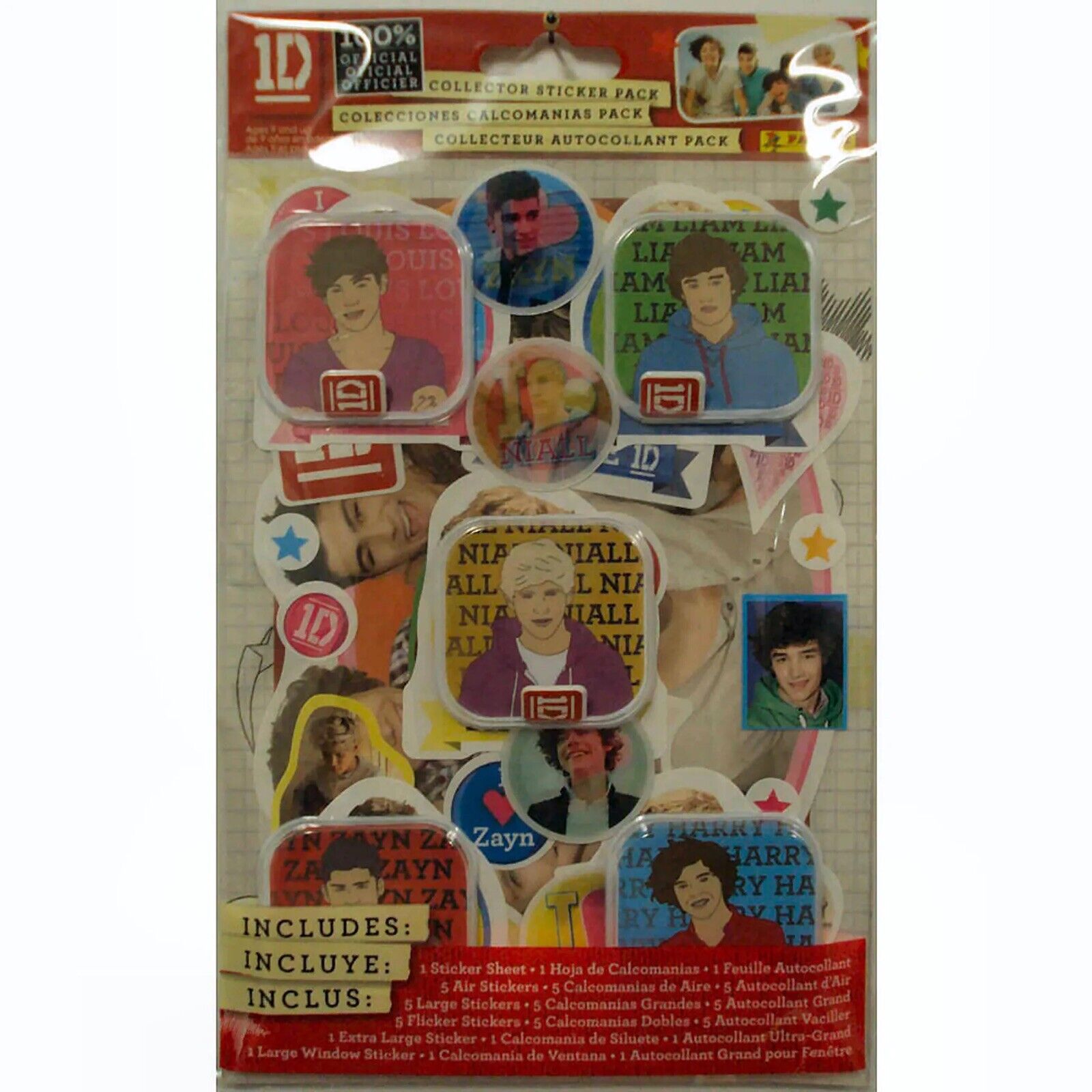 2012 Panini One Direction 1D Collector Sticker Pack Sealed NEW