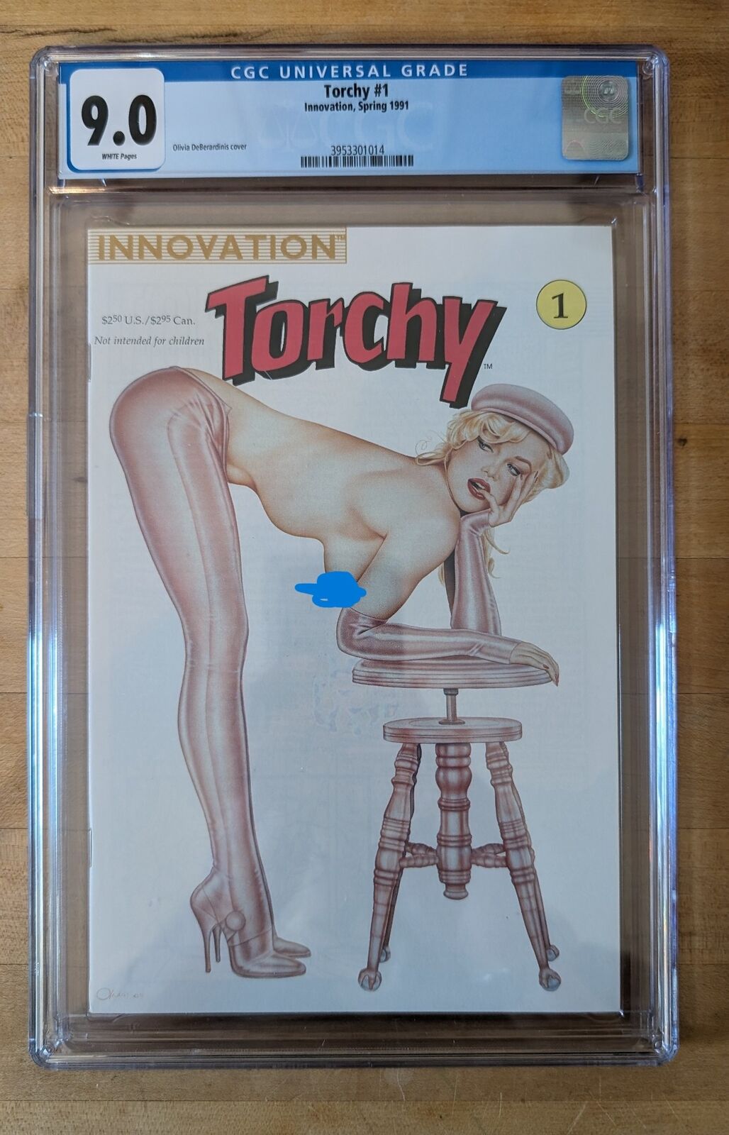 Torchy #1 (1991 Innovation) CGC 9.0 Olivia DeBerardinis Cover (LF005)