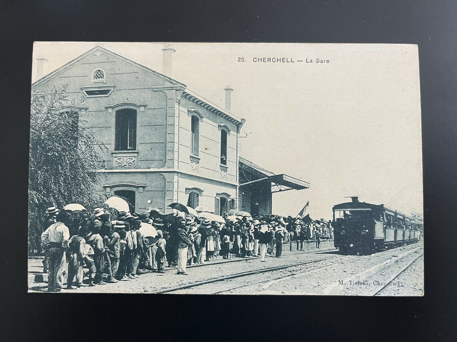 CP Antique Algeria Cherchell Postcards circa 1910 Marabout & Mosque