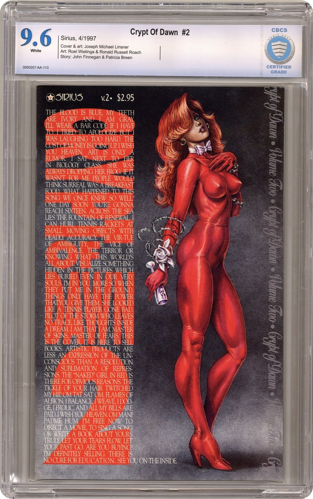Crypt of Dawn #2 CBCS 9.6 1996 0000207-AA-113