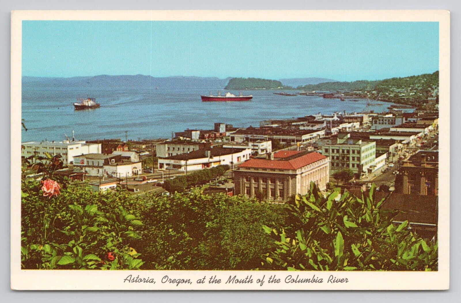 Postcard Astoria Oregon at The Mouth Of The Columbia River