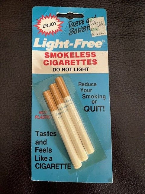 Vintage Ultra Tech Corp. Light-Free Smokeless Cigarettes New Pack Of 3