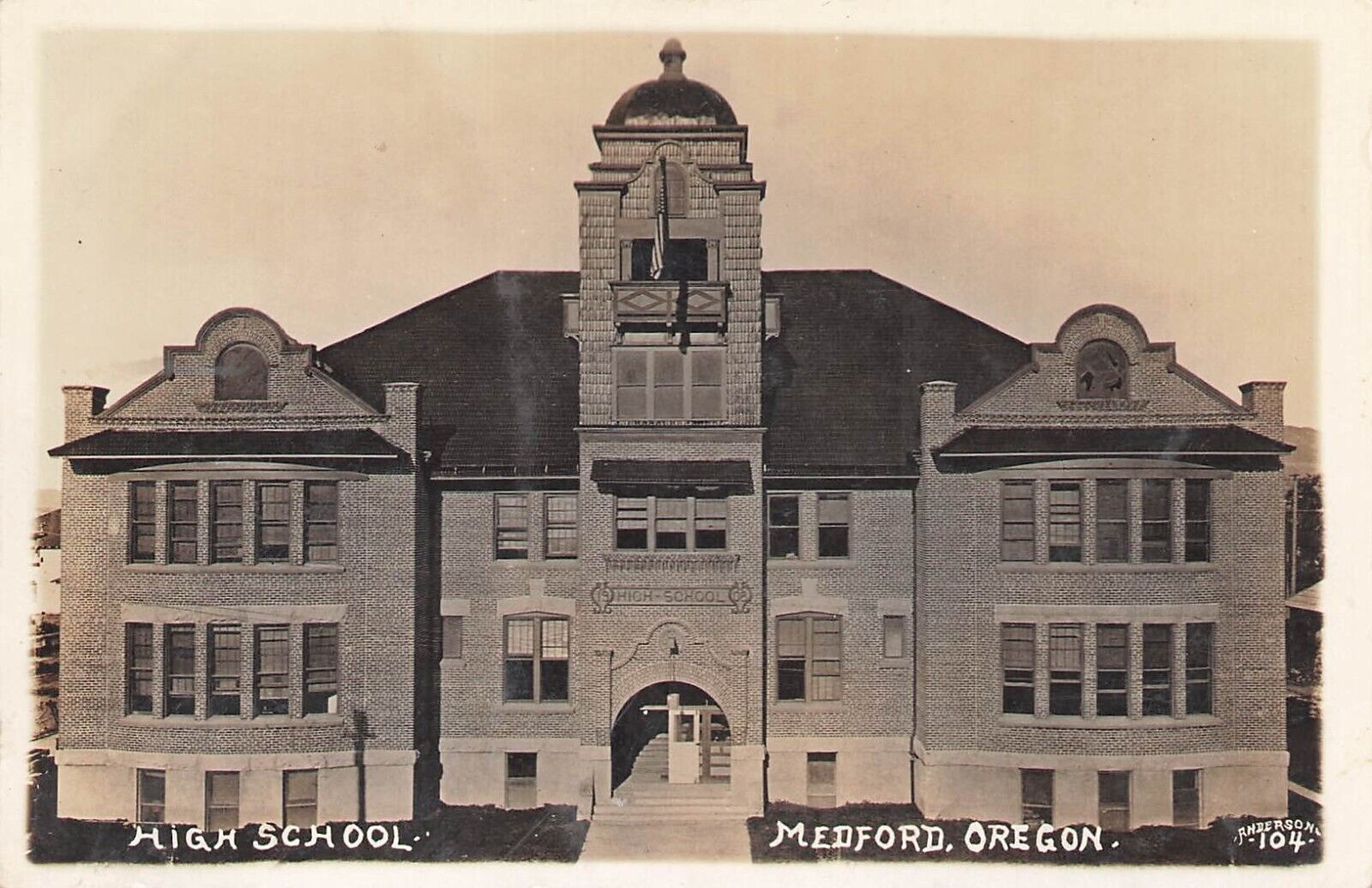 RPPC High School Medford Oregon c1910s