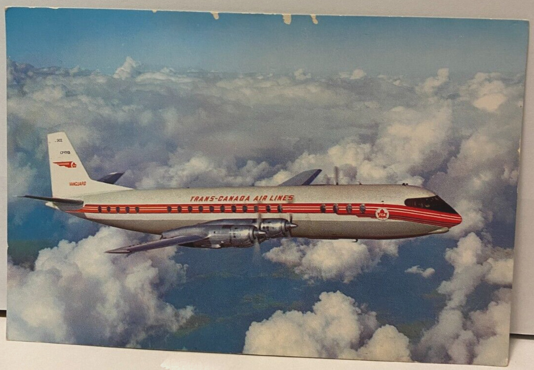 Vintage Postcard VANGUARD TRANS-CANADA AIRLINES