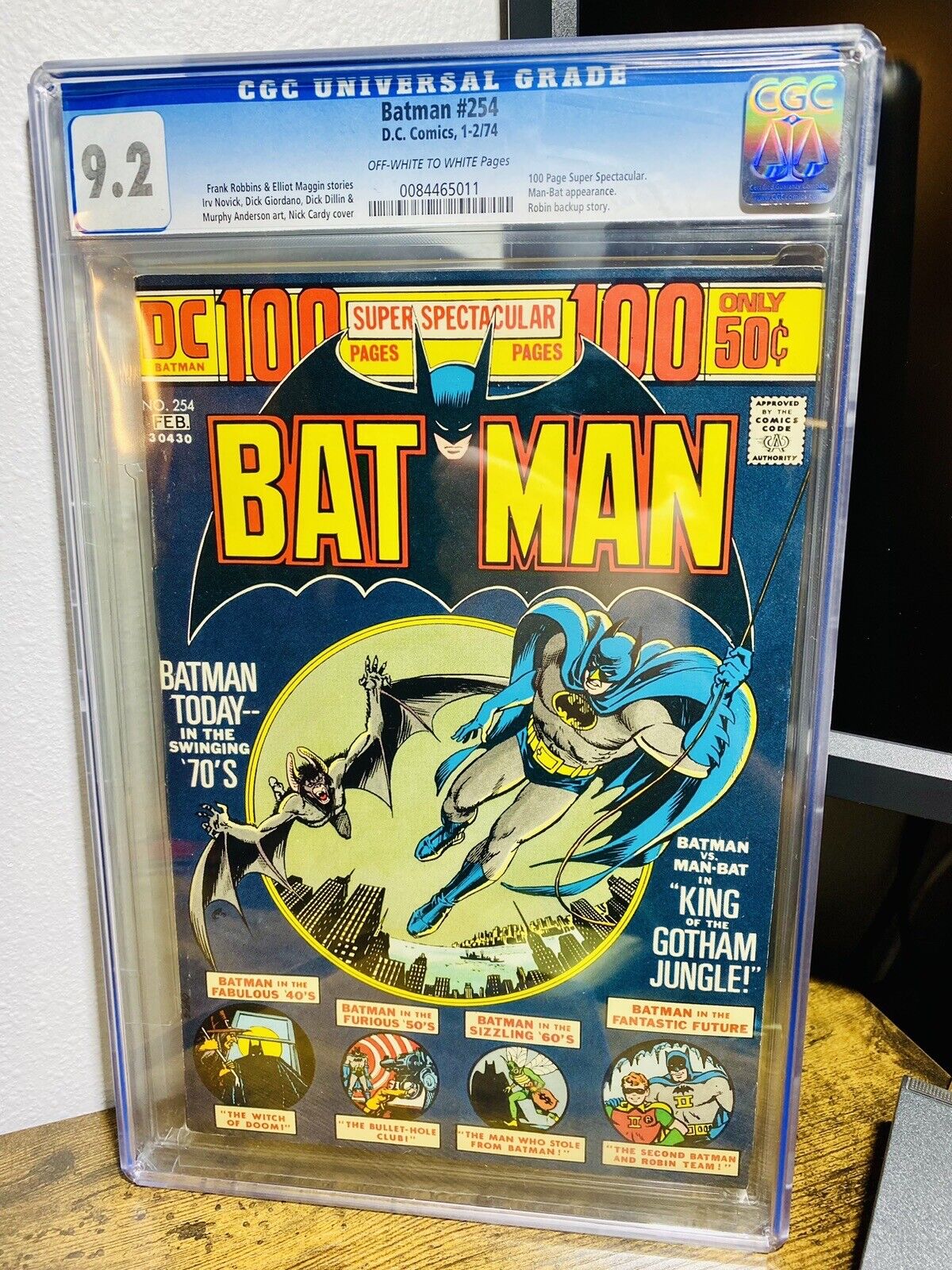 Batman (1974) #254 CGC 9.2 NEAR MINT Man-Bat appearance