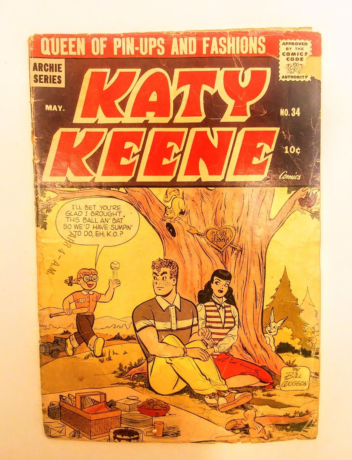 1957 KATIE KEENE COMIC BOOK GOOD CONDITION. ALMOST GOLDEN AGE 