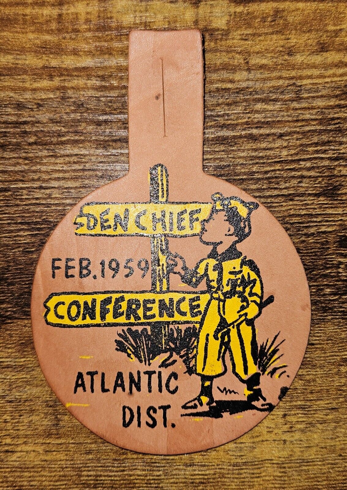 Coastal Georgia Council Atlantic District 1959 Vtg Den Chief Conference Patch