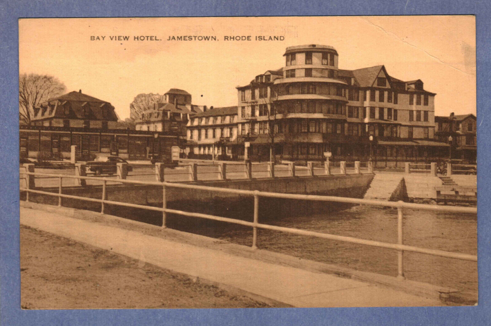 Postcard Bay View Hotel Jamestown Rhode Island RI