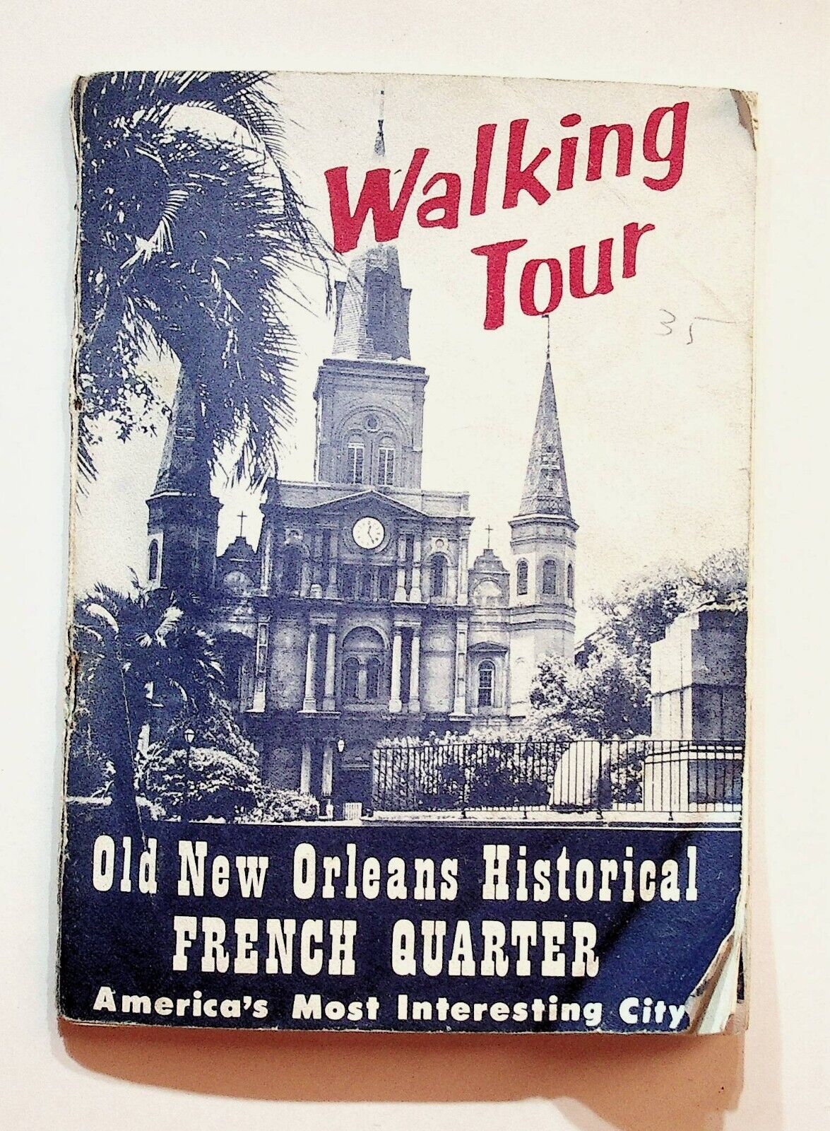 c1960s New Orleans Louisiana French Quarter Walking Tour Booklet