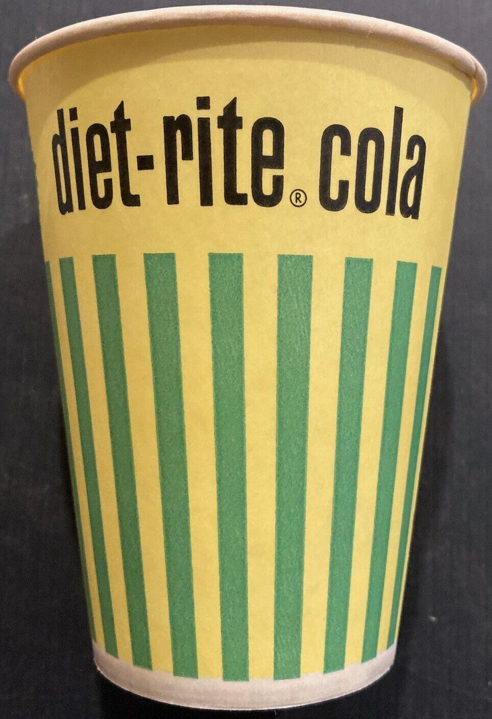 Vintage c-1960s Waxed Diet-Rite Cola Cups from an old plant. \