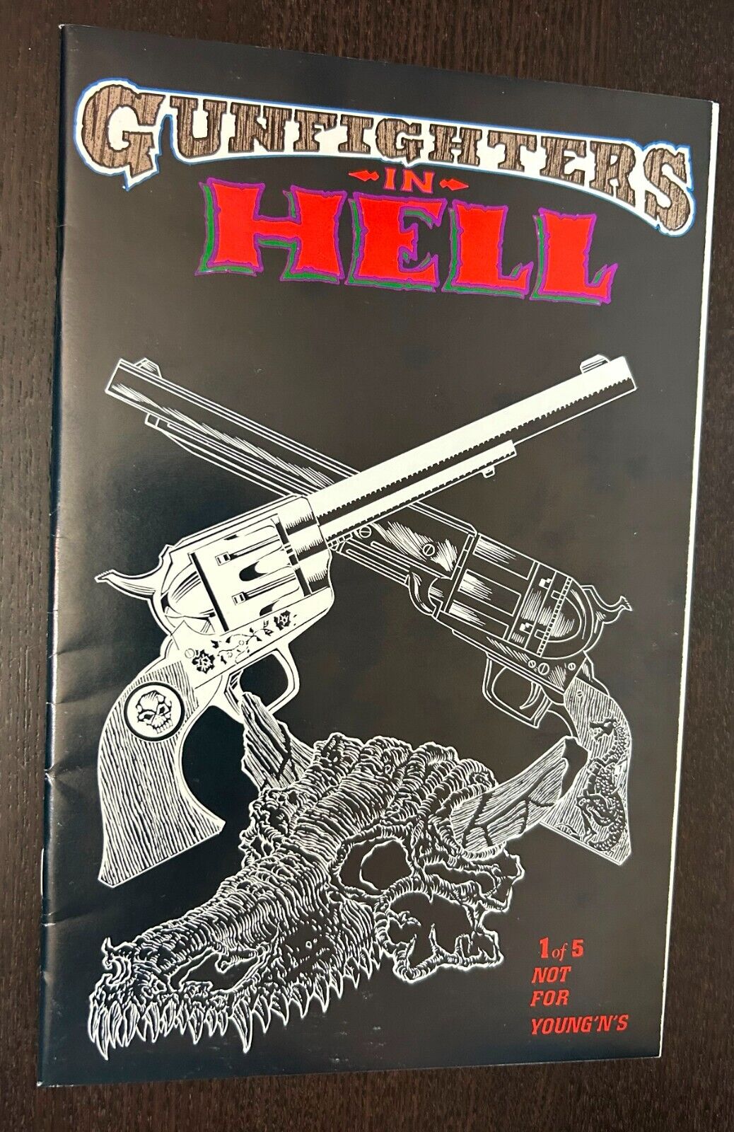 GUNFIGHTERS IN HELL #1 (Rebel Studios Comics 1993) -- Vigil -- Horror -- VF