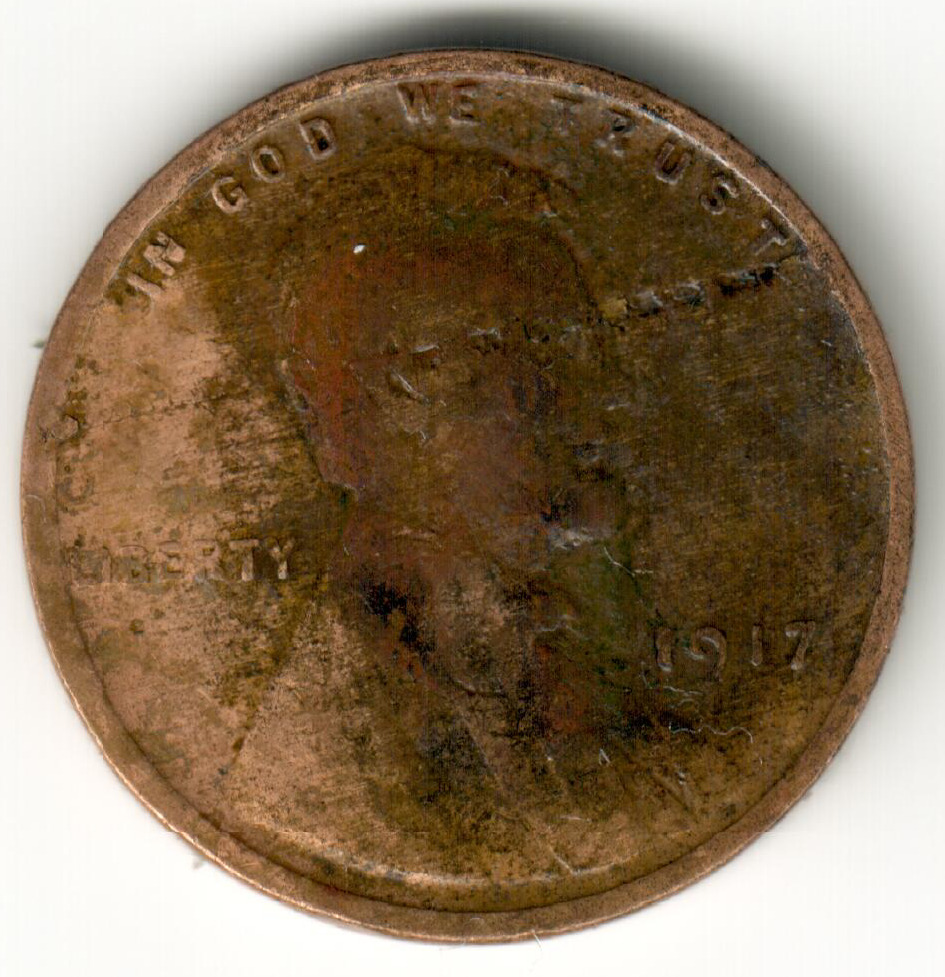 USA - 1917P Lincoln Wheat Penny - #05